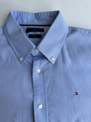 Camisa Tommy Hilfiger Oxford - Azul