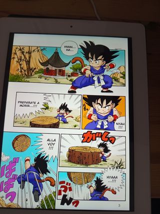 iPad 3 blanco - Lector de cómics