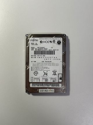Disco Duro 2,5" Fujitsu MHT2040AT 40GB IDE
