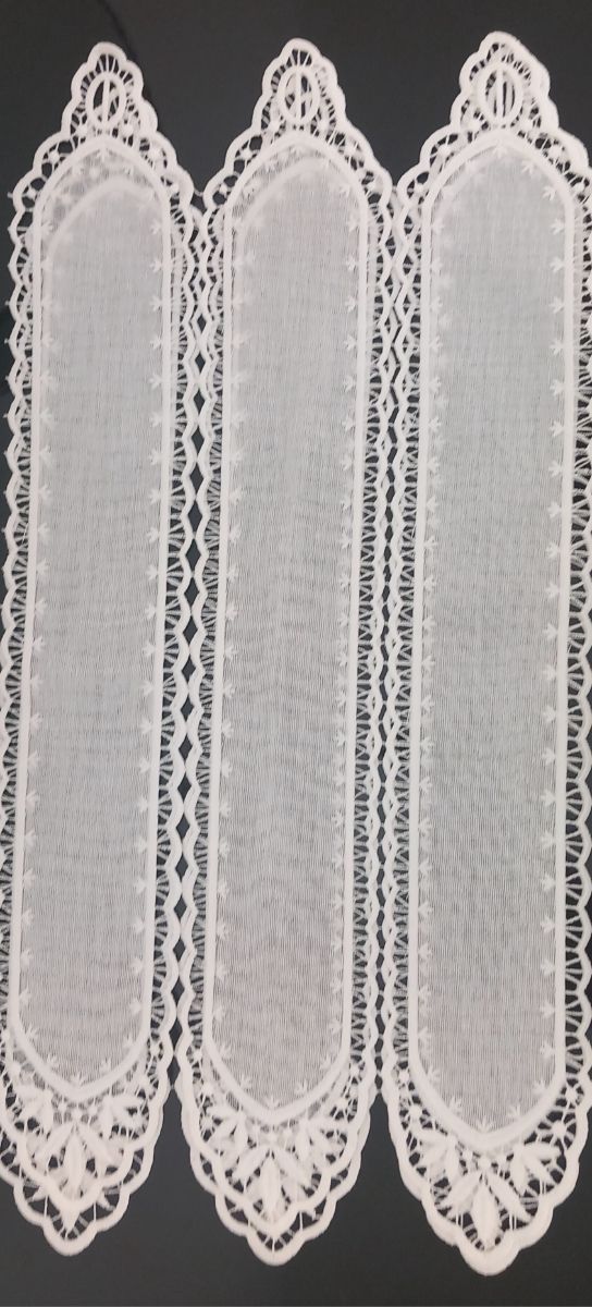 Tendina macrame finestra colore bianco