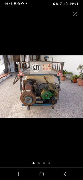 Motobomba sulfatar Cuba