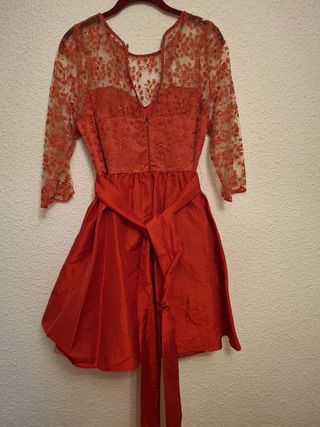Vestido rojo fiesta