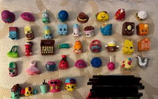 Lote Shopkins: Muñecos y Carritos