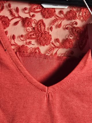 Top Naf Naf rosso taglia XS