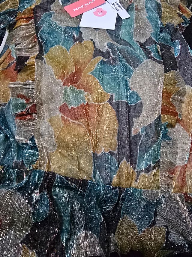 Blusa Naf Naf oro, multicolor, XS