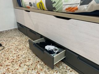 Cama juvenil compacta 105cm - seminueva