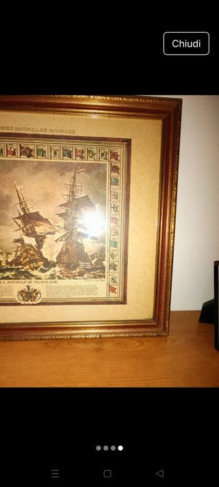 Quadro Vintage Battaglia Navale