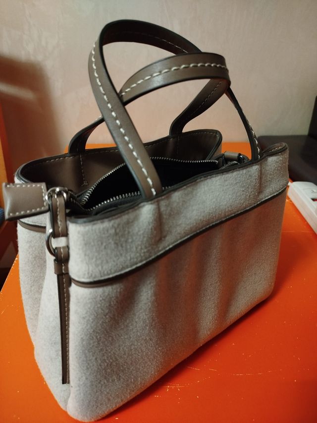 Bolso Tarkus beige y marrón