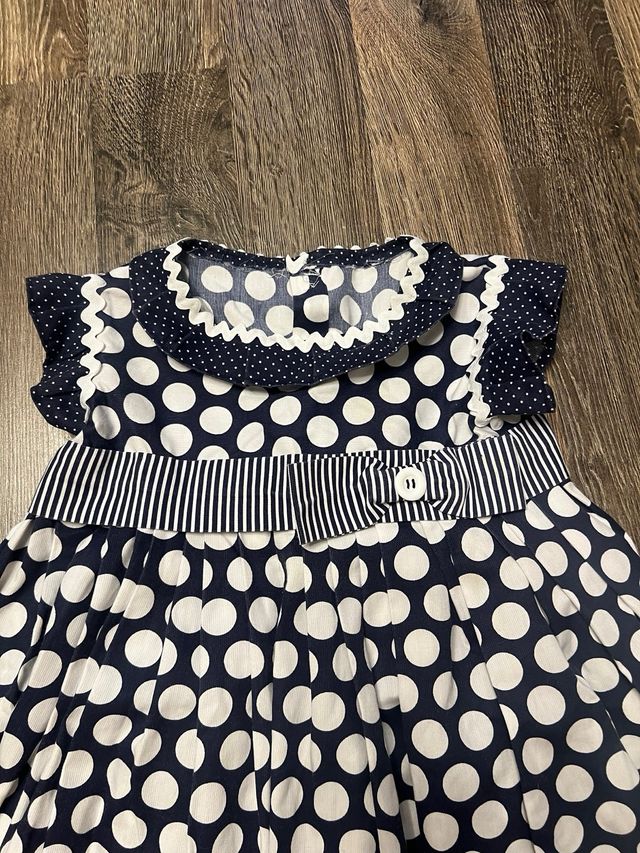 Vestido niña lunares 5/6 años