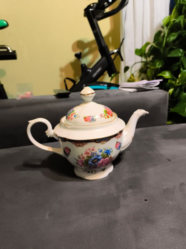 Tetera porcelana multicolor