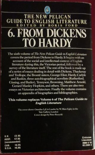 From Dickens to Hardy: Volume 6 (Guide to Engli...