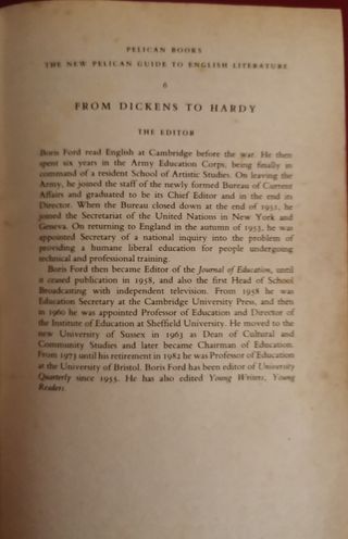 From Dickens to Hardy: Volume 6 (Guide to Engli...