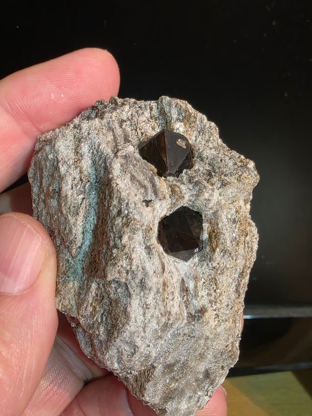 Quarzo Morion - 2 cristalli