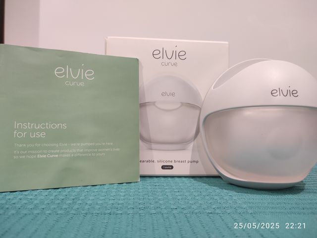 Sacaleches silicona succión natural Elvie curve