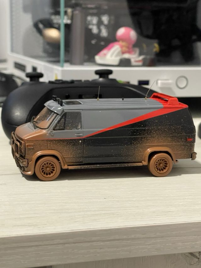 HotWheels furgoneta Equipo A Edicion Limitad Barro