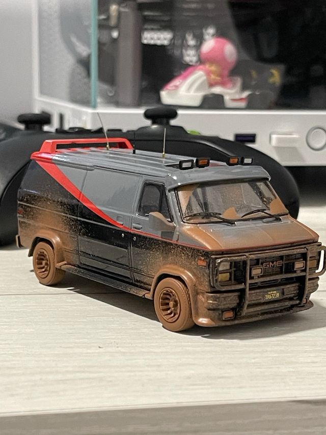 HotWheels furgoneta Equipo A Edicion Limitad Barro