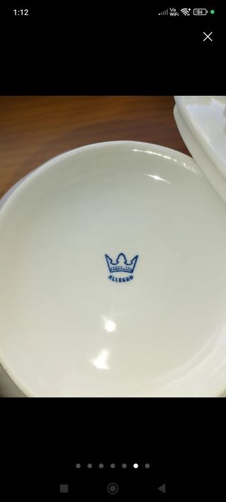 Sopera blanca porcelana