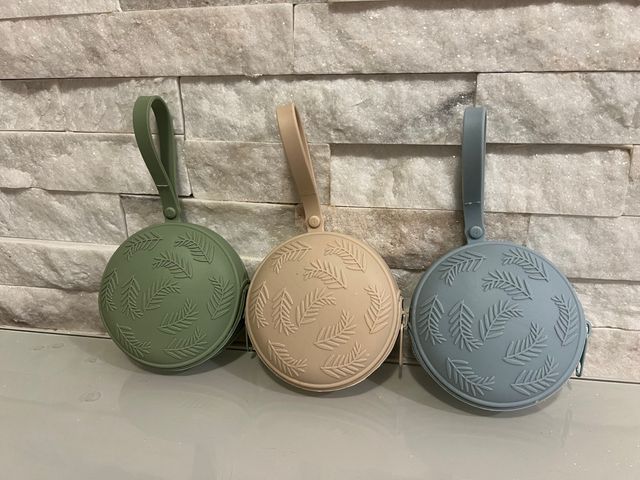 3 Estuches Silicona Porta Chupetes