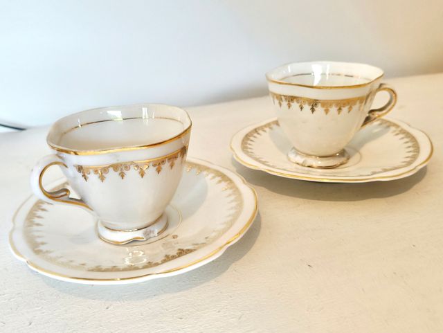 Servizio da tè in porcellana Royal Gijon