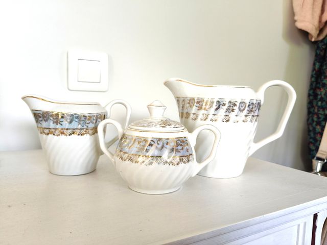 Servizio da tè in porcellana Royal Gijon