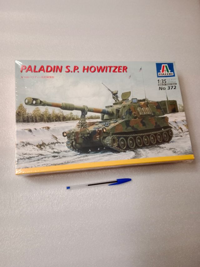 Maqueta precintada tanque 1:35 paladín s.p. howitc