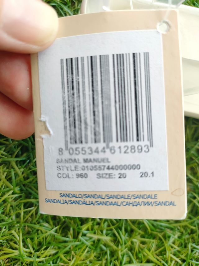 Sandalias Chicco bebé - talla 20