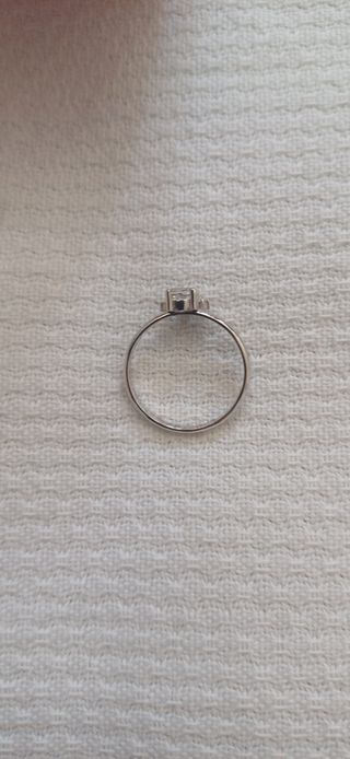 Anel TOUS Eklat - Ouro branco c/ Diamante topázio