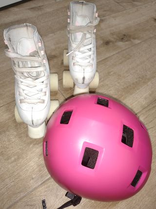 Patines Oxeo talla 28 + casco