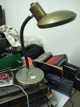 Lampara flexo vintage metalica