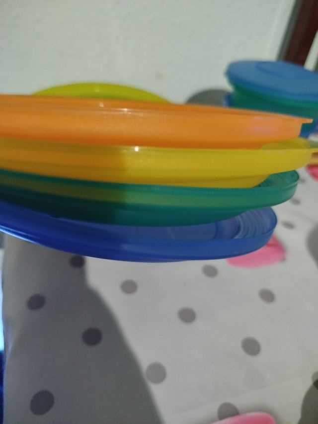 Vajilla camping multicolor