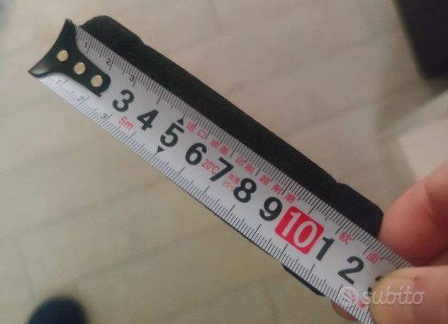 2 coppie 4 pz manopole spugna nere bici 12 cm