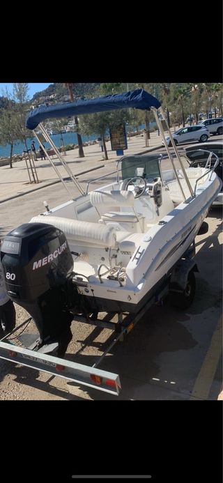 Barca Aquamar 17, motor Mercury 80cv