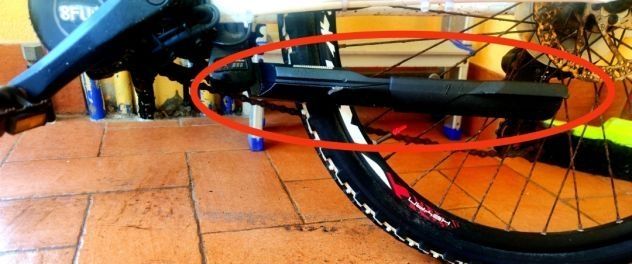 Cavalletto Ursus a scatto molla e-bike 31 cm usato
