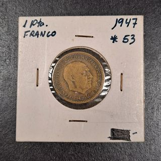 1 Peseta Franco 1947 *53