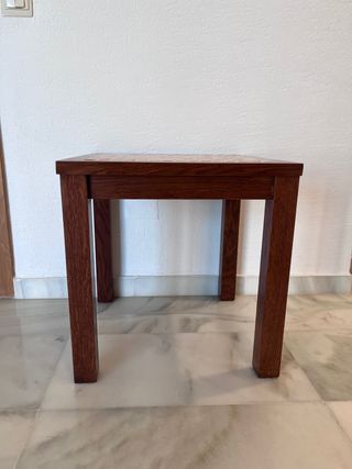 Mesa mosaico vintage - Madera