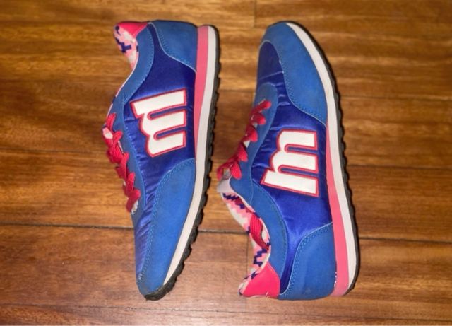 Zapatillas Mustang mujer - Azul y Rosa