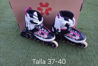 Patines en línea PW-153B-12 niña, talla 37-40