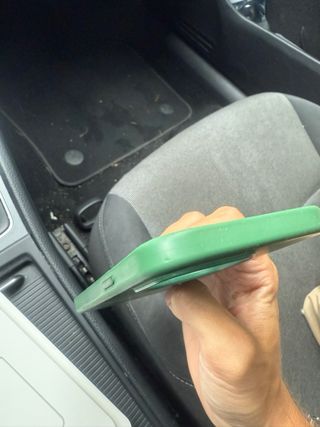 Funda silicona verde iPhone 13 Pro Max