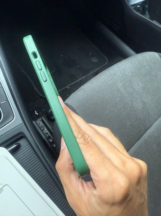 Funda silicona verde iPhone 13 Pro Max