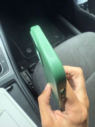 Funda silicona verde iPhone 13 Pro Max