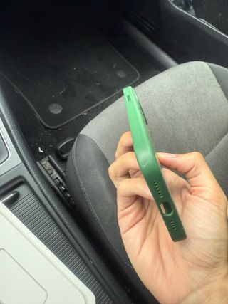 Funda silicona verde iPhone 13 Pro Max