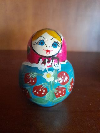 Matrioska Russa - 5 bambole fragole