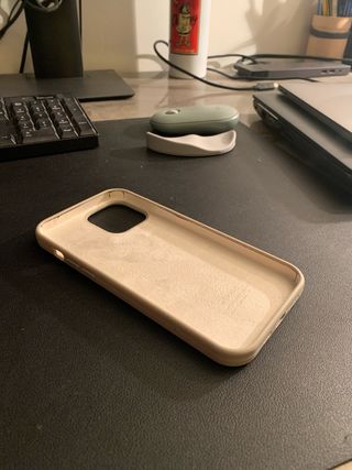 Funda silicona iPhone 13 Pro Max Gris