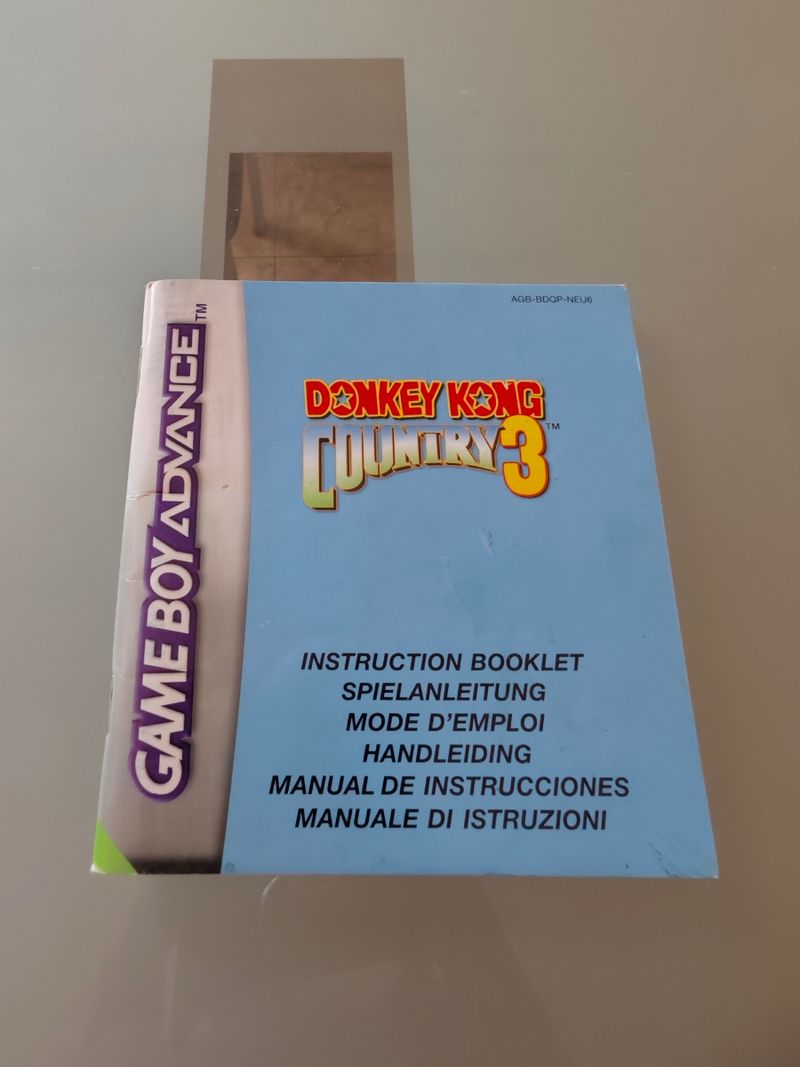 Imagen de Manual Donkey Kong Country 3 GBA
