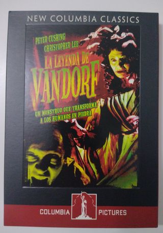 DVD de la película ”La leyenda de Vandorf” (1964).