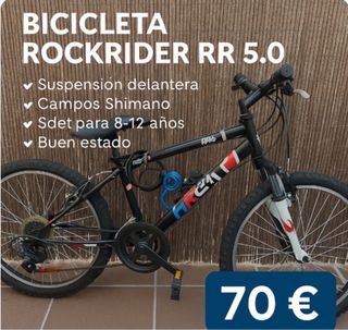Bicicleta Rockrider RR 5.0 - 8-12 años