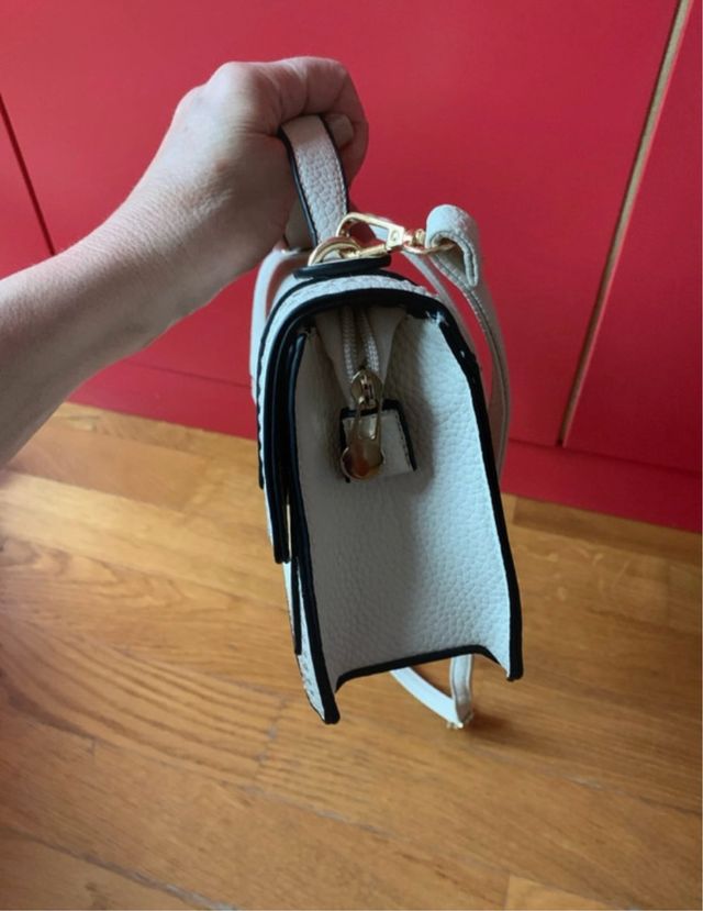 Borsa a tracolla avorio
