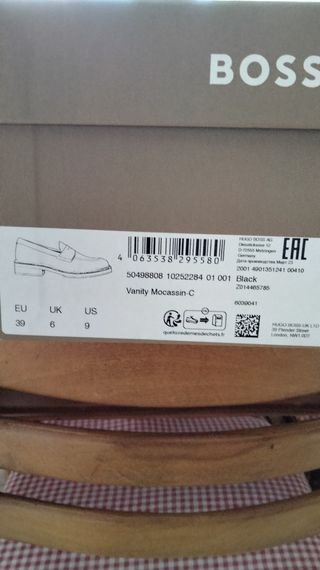 Mocasines BOSS negros
