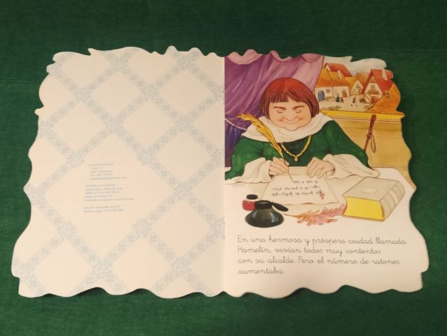 "El flautista de Hamelin" (Troquelados clásicos).