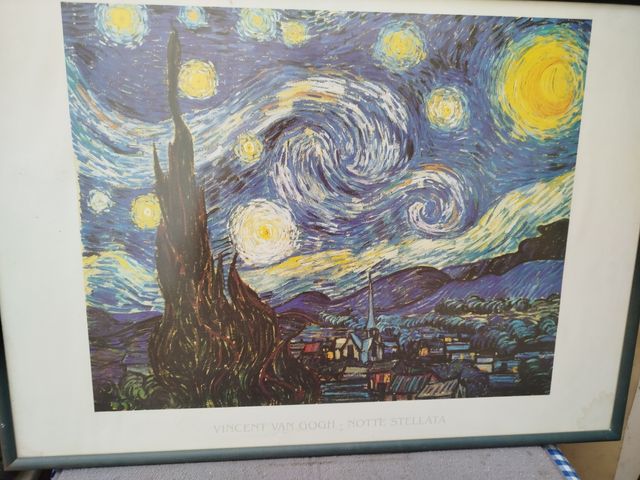 2 Cuadros Van Gogh: Casa Auvers & Noche Estrellada